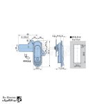 قفل اهرمی کوچک AB301-3-1
