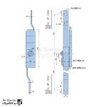 نقشه قفل سرتاسری طرح ریتال MS 829 WT