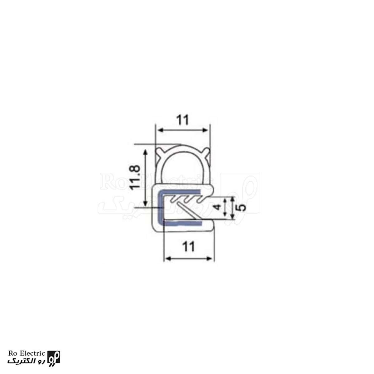 نقشه نوار IP دور درب کابین