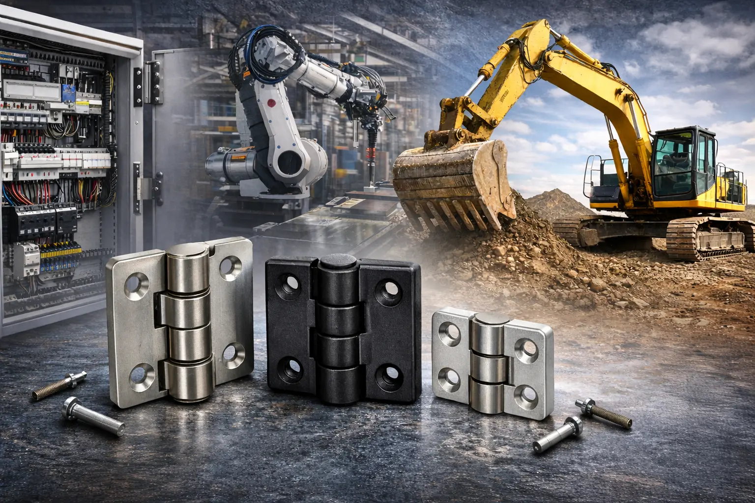 کاربردهای لولا در ماشینآلات صنعتی | بررسی تخصصی انواع لولا صنعتی